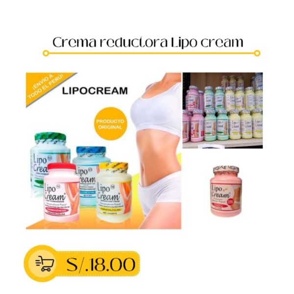 Crema reductora lipo cream